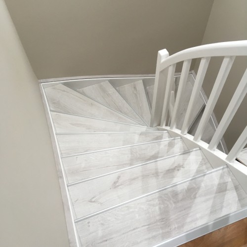 Rénovation d&rsquo;escalier décor Ginger
