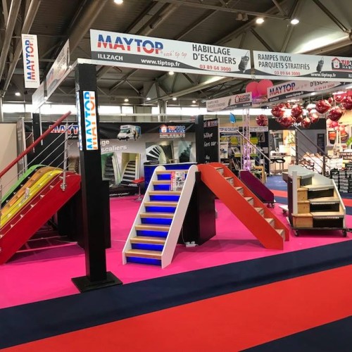 stand rénovation escalier MAYTOP Journées d'Octobre