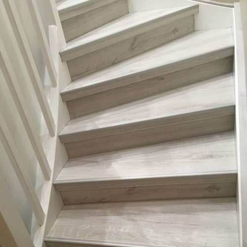 Rénovation d&rsquo;escalier décor Ginger