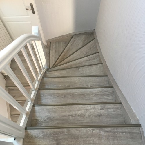 Habillage d&rsquo;un escalier bois