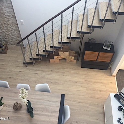 Rénovation escalier métallique