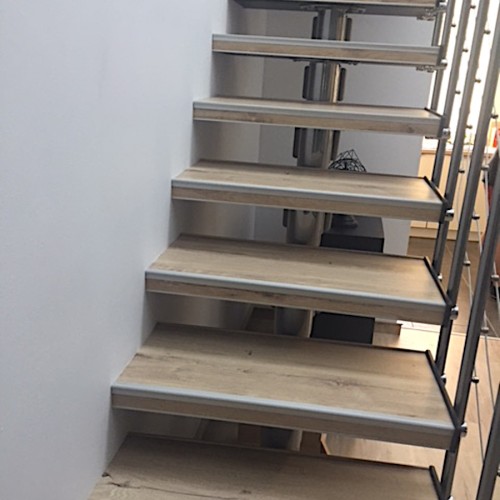 Rénovation escalier métallique