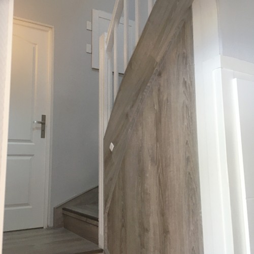 Habillage d&rsquo;un escalier bois