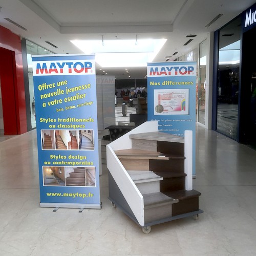 stand expo renovation escalier